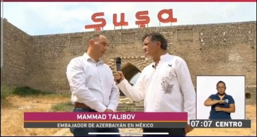 Meksika televiziyasında Şuşa haqqında reportaj yayımlanıb - FOTO