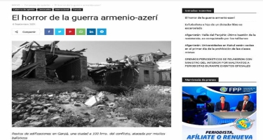 Peru jurnalisti erməni vandalizmindən dəhşətə gəldi - FOTO
