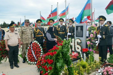 Vətən müharibəsi şəhidlərinin xatirəsi yad edilib - FOTO