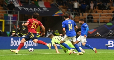 UEFA Millətlər Liqası: İtaliyanın 3 illik məğlubiyyətsizlik seriyası bitdi