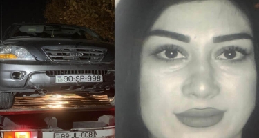 Bakıda sərxoş youtuber qadın avtomobili qaçırdı - FOTO