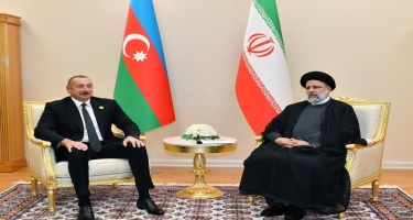 Prezident İlham Əliyev İran Prezidenti Seyid İbrahim Rəisi ilə görüşüb