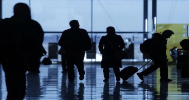 İrəvan aeroportu Rusiyaya gedənlərlə doludur