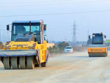 Tağıyev-Sumqayıt yolu 4 zolaqlı olacaq - VİDEO - FOTO