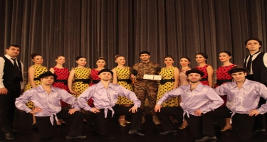 Akademik Musiqili Teatrın balet artisti, döyüşçü Murad Ağayev mükafatlandırılıb