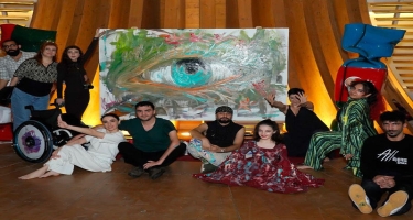 Əllliyi olan uşaqlar Heydər Əliyev Fondunun dəstəyi ilə “Dubay Ekspo”da çıxış edib - FOTOlar