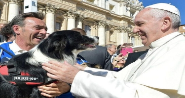 Papa Fransisk ev heyvanlarını sevənləri eqoist adlandırdı - FOTO