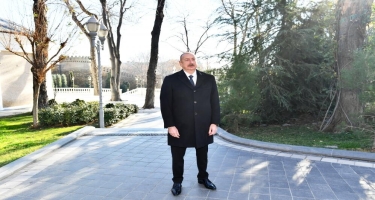 Prezident İlham Əliyev: Zeynalabdin Tağıyevin abidəsinin ucaldılması üçün bir neçə yer təklif edildi və mən məhz bu yeri seçdim