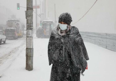 Qara təslim olmuş İstanbul... - FOTO