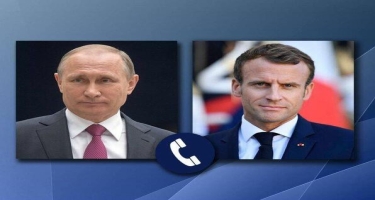 Rusiya və Fransa prezidentləri arasında telefon danışığı olub