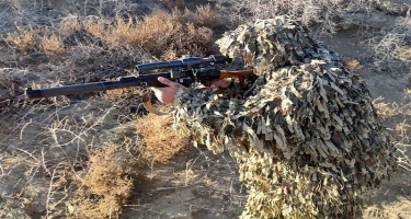 Azərbaycan Ordusunun snayperləri təlim-döyüş tapşırıqlarını yerinə yetiriblər - VİDEO