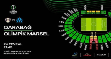 “Qarabağ”ın “Marsel”lə Bakıdakı oyununda ən ucuz bilet neçəyə olacaq?