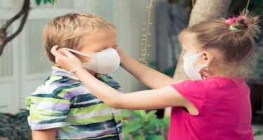 Yaponiya alimləri: 3 yaşına qədər uşaqlar maska taxmamalıdır!