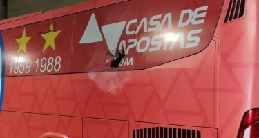 Braziliya klubunun avtobusunda bomba partladı, yaralılar var
