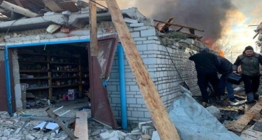 Kiyev vilayətində mərmi yaşayış evinə düşdü: Yaralananlar var - FOTO