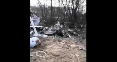 Ukraynada Rusiya helikopteri vuruldu