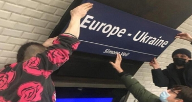 Parisdə metro stansiyasının adı Ukrayna müharibəsinə görə dəyişdirildi - VİDEO