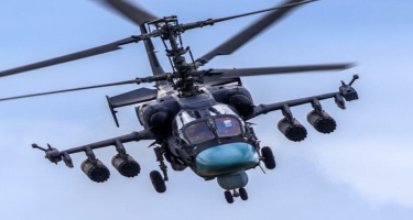 Rusiya MN Ukraynada helikopterlərin uçuşlarını nümayiş etdirib - VİDEO