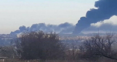 Ukraynanın hərbi aerodromu raketlə vuruldu