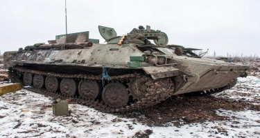 Xarkovda rusların tankları məhv edilib - VİDEO