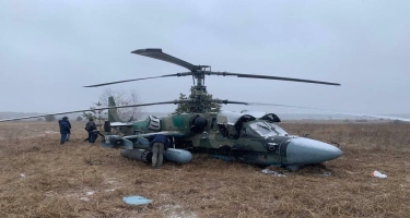 Helikopter səmada vuruldu - ANBAAN VİDEO