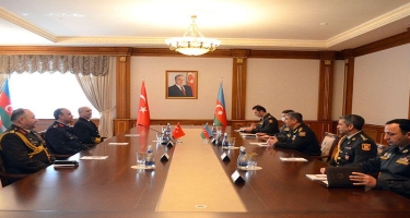 Zakir Həsənov türkiyəli generalla görüşdü - FOTO