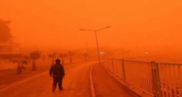 İstanbulu örtən toz dumanı təyyarədən görüntüləndi - VİDEO - FOTO