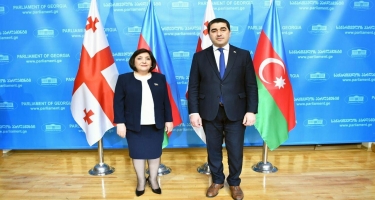 Azərbaycan və Gürcüstan parlamenti sədrləri görüşüb
