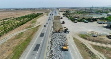 Bakı-Quba yolu əsaslı təmir edilir - VİDEO - FOTO