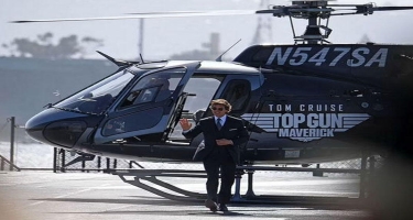 Tom Kruz təccübləndirdi: Helikopterdən “Qırmızı xalı”ya - VİDEO - FOTO