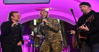 Məşhur qrup Kiyev metrosunda konsert verdi