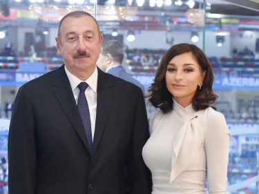 Prezident və Birinci xanım Şuşada V “Xarıbülbül” festivalının açılışında iştirak edirlər - FOTO