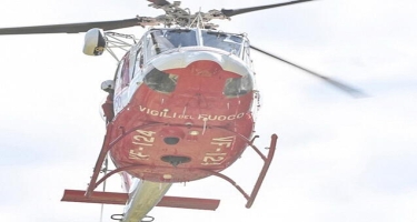 İtaliyada yoxa çıxan helikopterin qalıqları tapıldı, ölənlərdən 4-ü türkdür