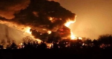 Rusiya Ukraynada neft anbarını vurdu