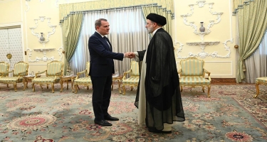 Ceyhun Bayramov İran Prezidenti ilə görüşüb - FOTO