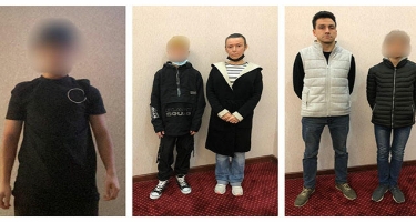 İçərişəhərdə Qala divarlarını yazanlar polis bölməsinə aparıldı - FOTO