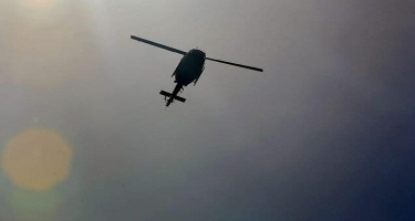 Gürcüstanda helikopter qəzaya uğradı, 8 nəfər öldü - VİDEO