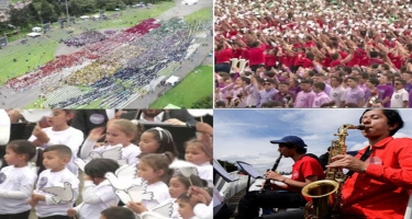 Dünyanın ən böyük konserti: 16 000 musiqiçi və müğənni ilə - VİDEO