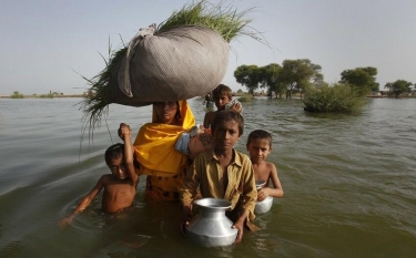 Pakistan ərazisinin üçdə birindən çoxu su altındadır