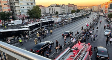 Türkiyədə avtobus qəzasında 42 nəfər yaralandı - FOTO