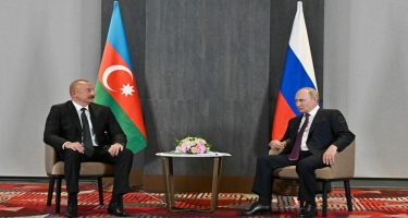 Vladimir Putin: Rusiya ilə Azərbaycan arasında ikitərəfli münasibətlər çox uğurla inkişaf edir