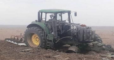 Füzulidə traktor minaya düşüb -  YENİLƏNİB