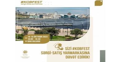 KOBİA ilin son “KOB Fest” sərgi-satış yarmarkasına dəvət edir