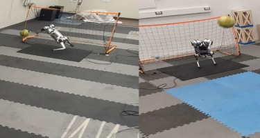 Dördayaqlı futbol qapıçısı robotu yaradıldı