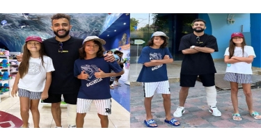 Azərbaycanlı bloger Dubayda Kirkorovun uşaqları ilə belə əyləndi - VİDEO