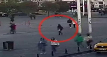 Suriyalı qadın İstanbulda bombanı belə qoyub -  Yeni görüntülər - VİDEO