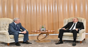İlham Əliyev Rusiyanın “Yedinaya Rossiya” Partiyasının Ali Şurası Bürosunun üzvünü qəbul edib
