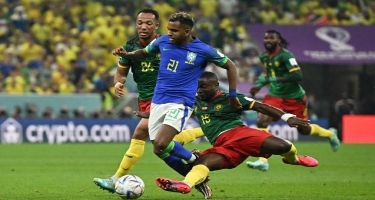 Braziliya Kameruna belə uduzdu - VİDEO