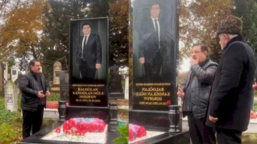 Ağadadaş Ağayev Baloğlan Əşrəfovun məzarını ziyarət etdi