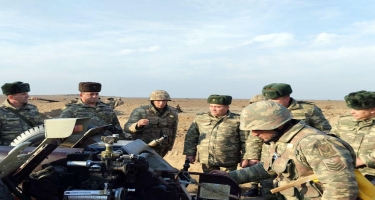 Azərbaycan Ordusunda toplanış keçirilir - FOTO